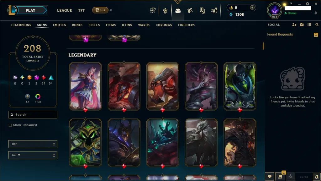 🌎EUNE🏆New Season S15🏆Gold 2 -Emerlad 3 Flex ✅HandMade ✅Full Champions 🎨 Skins +208 ⭐ LVL 631 ✅ Full Recovery Info 🚀instant delivery